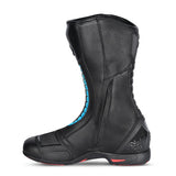 BELA STRIP GIRA CUIR DONA BOTA DE MOTO NEGRE TURQUESA