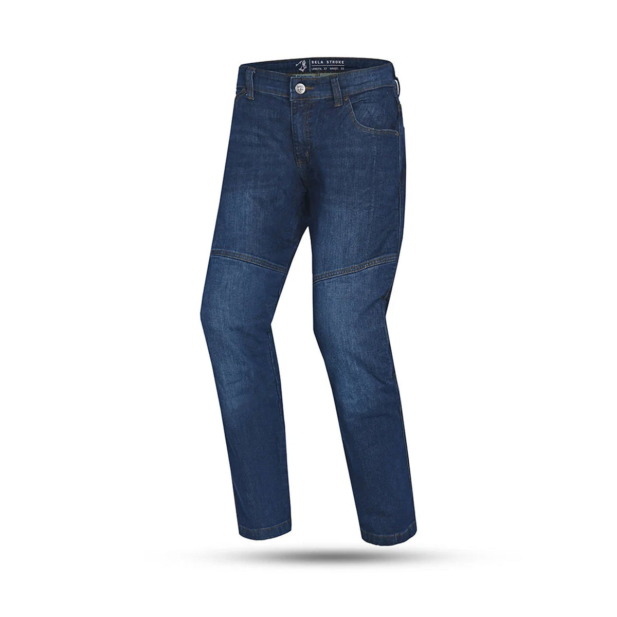 BELA STROKE JEANS DE MOTO HOMBRE 30L AZUL MEDIO SPRAY