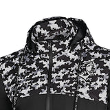 BELA CAMO RUSH HOODIE JAQUETE DE MOTO NEGRE GRIS OSCURO