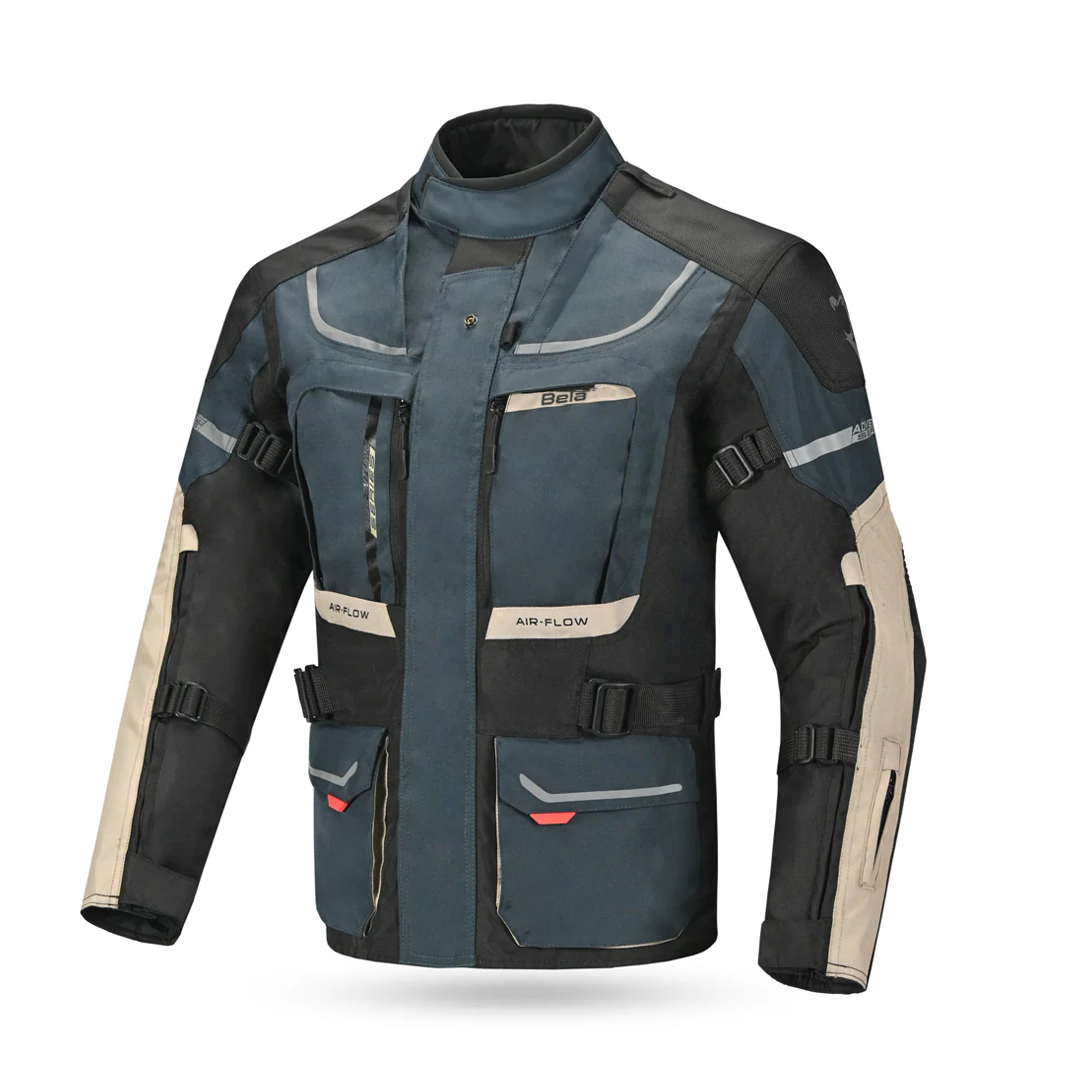 BELA TRANSFORMER 3IN1 TEXTILE CHAQUETA DE MOTO HOMBRE AZUL MARINO ARENA