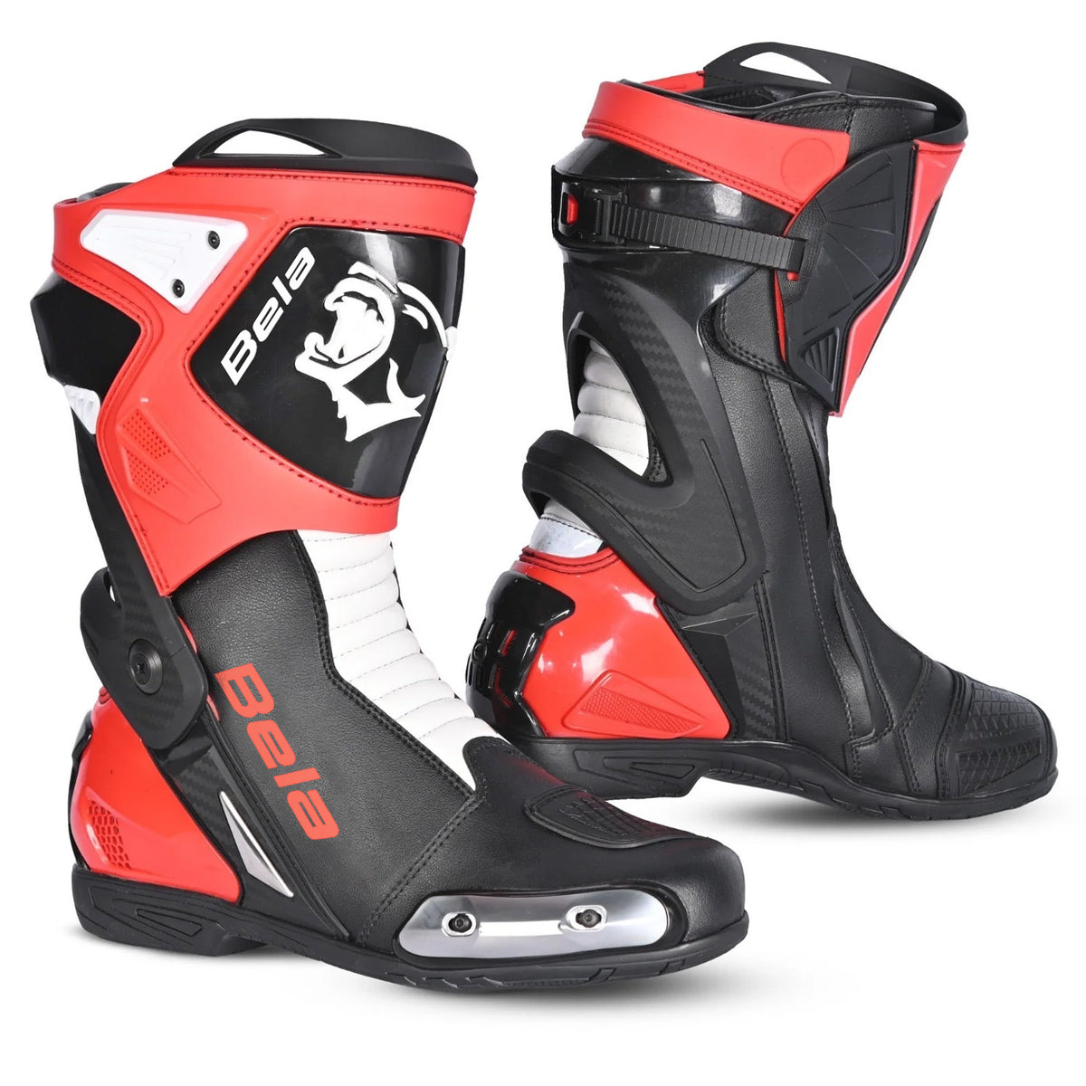 BELA - Botas Racing Turbo Track Negro/Rojo