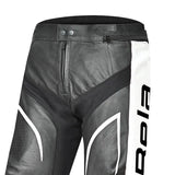 BELA X RACE CUIR PANTALON HOME NEGRE BLANC VERMELL