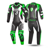 BELA X RACE MONO 1PC MOTO DE HOME BLANC NEGRE VERD
