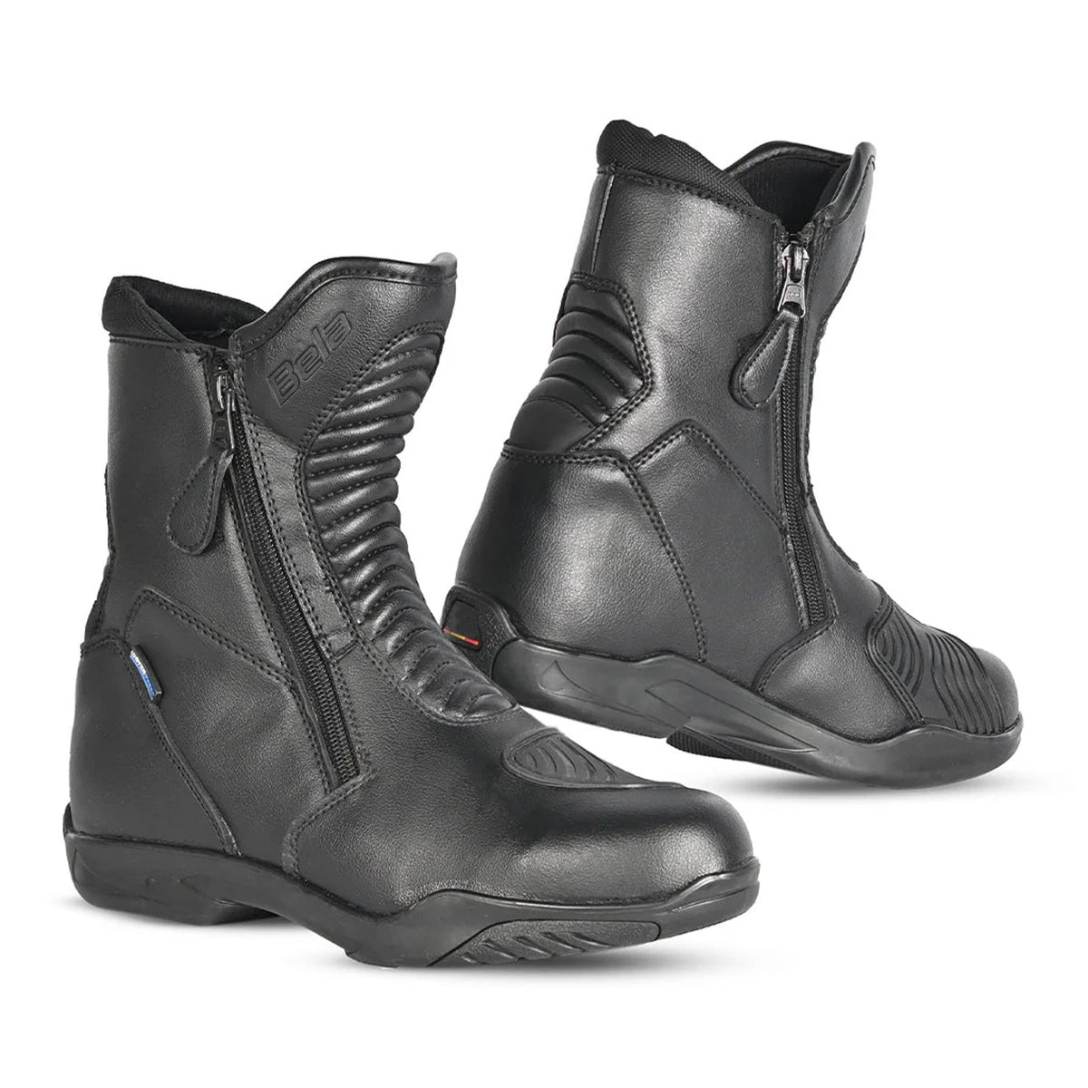 BELA RIO WP CUIR GIRA BOTA DE MOTO NEGRE