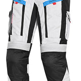 BELA - Pantaló tèxtil Transformer gris/negre/blau