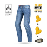 BELA - Pantalón Denim Jeans Kevin (MXD-403) CE Vaquero Azul