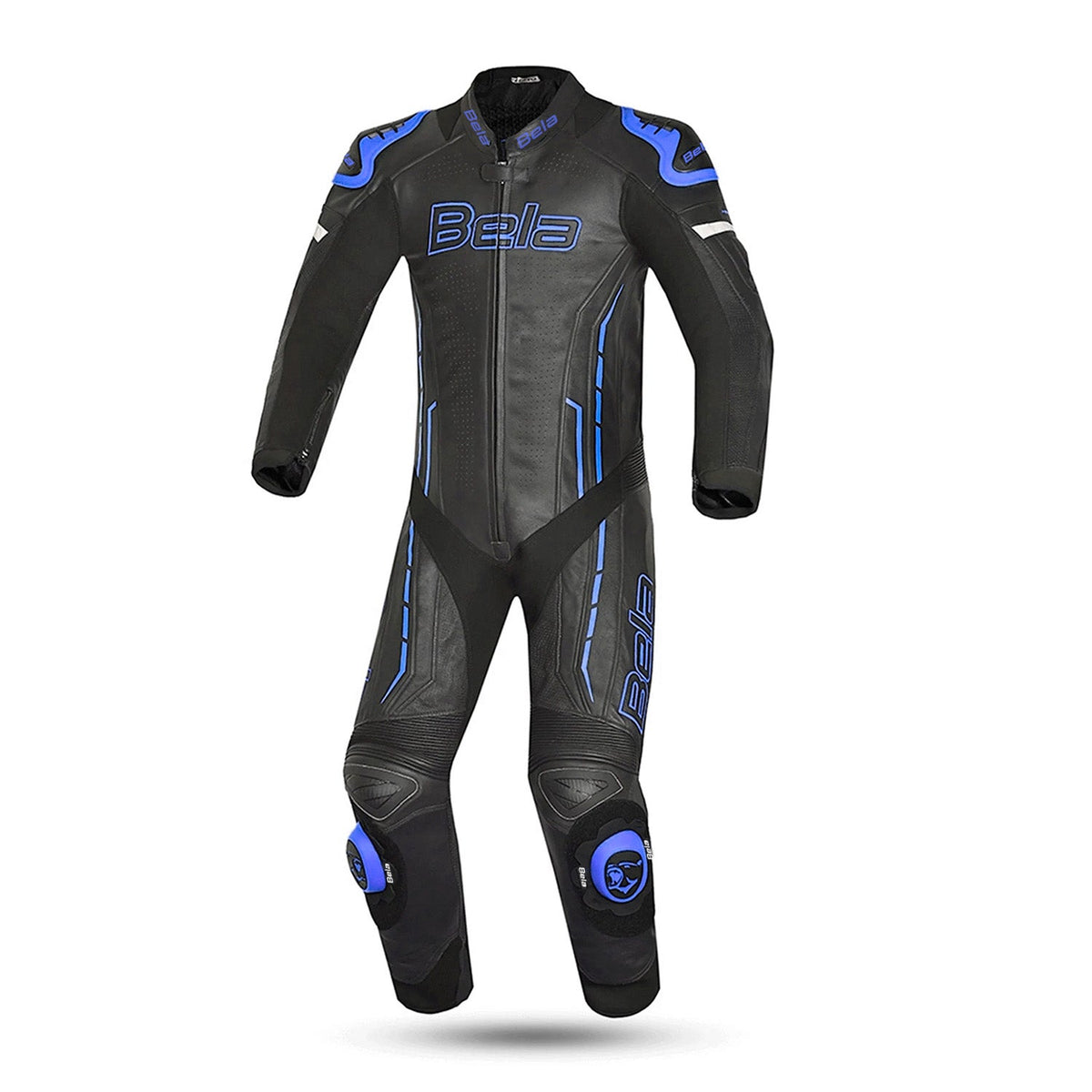 BELA ROCKET MIX KANGROO 1 PC MONO DE MOTO HOMBRE NEGRO AZUL