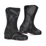 BELA STRIP CUIR GIRA BOTA DE MOTO NEGRE GRIS
