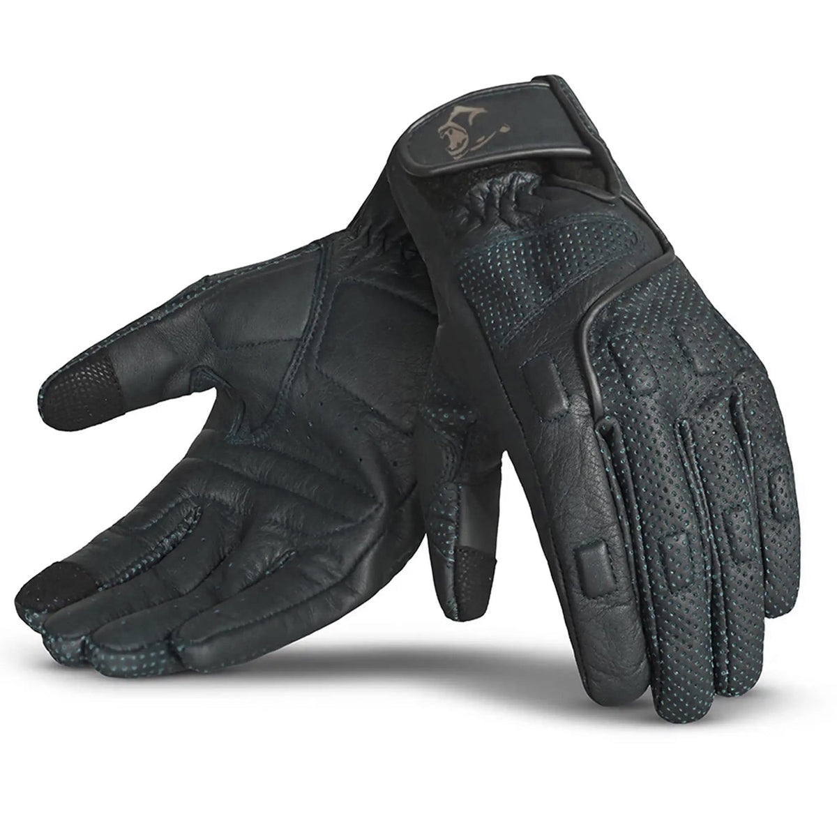 BELA APOLO GUANTES DE MOTO PIEL VERANO NEGRO