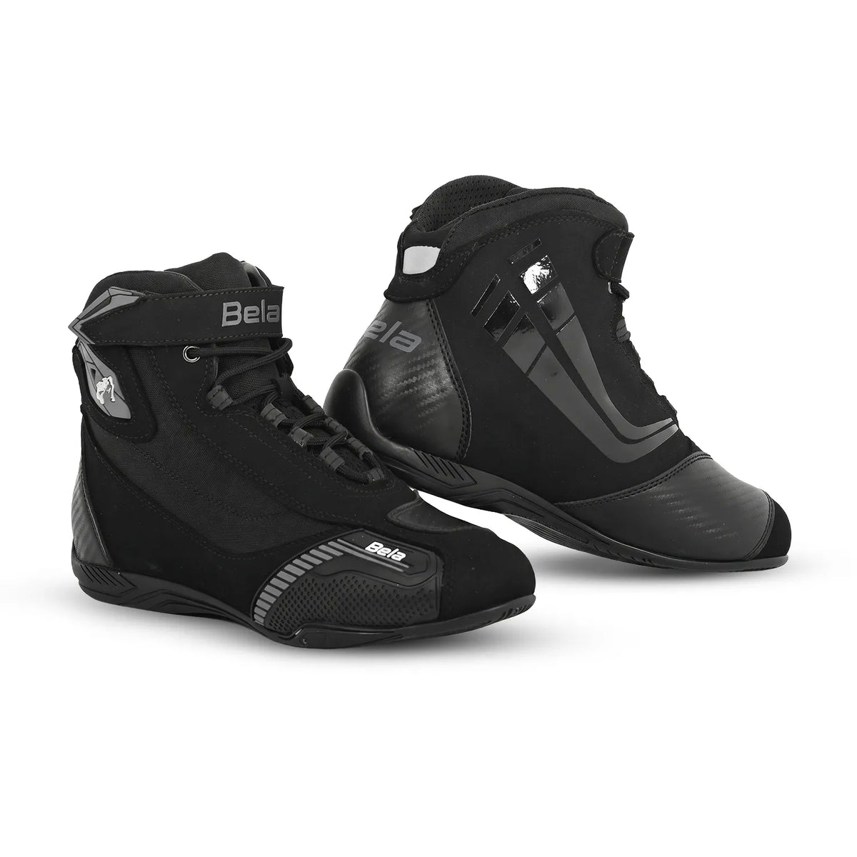 BELA KIVA MAN BOTAS DE MOTO PIEL NEGRO GRIS