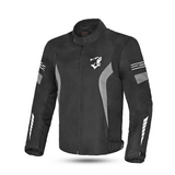 BELA BRADLEY CHAQUETA DE MOTO DE HOMBRE TEXTIL NEGRO GRIS