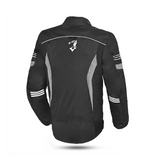 BELA BRADLEY CHAQUETA DE MOTO DE HOMBRE TEXTIL NEGRO GRIS