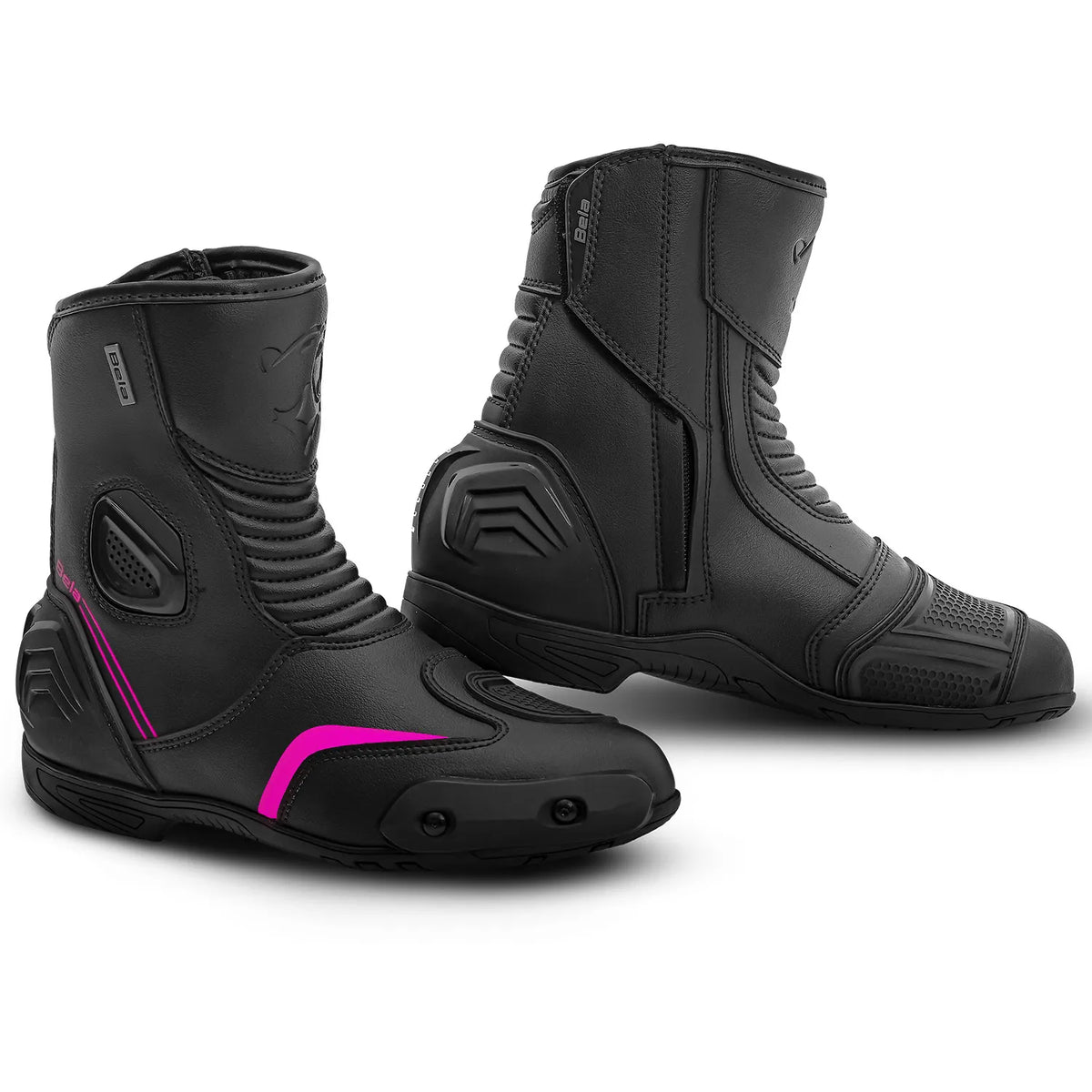 BELA FASTER 2.0 CARRERES BOTES DE MOTO HOMES NEGRE ROSA
