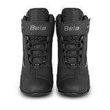 BELA BREEZE PIEL BOTES DE MOTO HOMES NEGRE