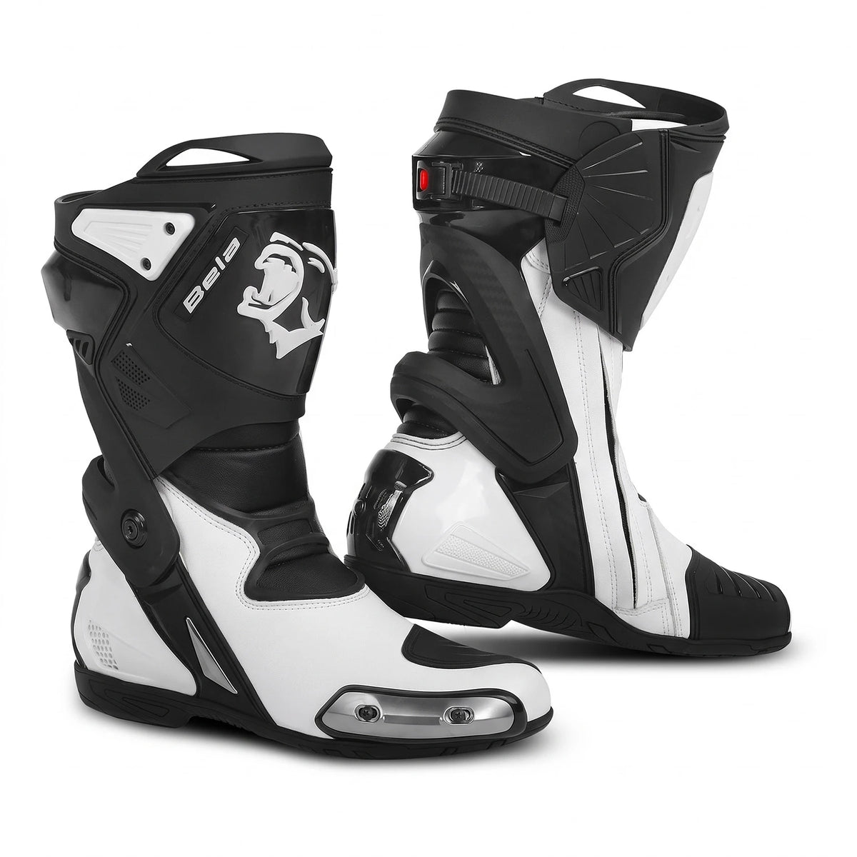 BELA RACE PRO (R6) BOTES DE MOTO NEGRE BLANC