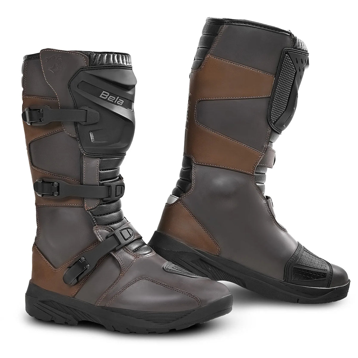 BELA SENIOR GIRA CUIR WP BOTES DE MOTO MARRO