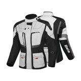 BELA TRANSFORMER CHAQUETA DE MOTO MUJER HIELO GRIS NEGRO