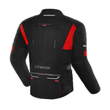BELA TRANSFORMER 3IN1 TEXTILE JAQUETE DE MOTO HOMES NEGRO ROJO