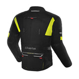 BELA TRANSFORMER 3IN1 TEXTILE JAQUETE DE MOTO HOMES NEGRO AMARILLO FLOUR