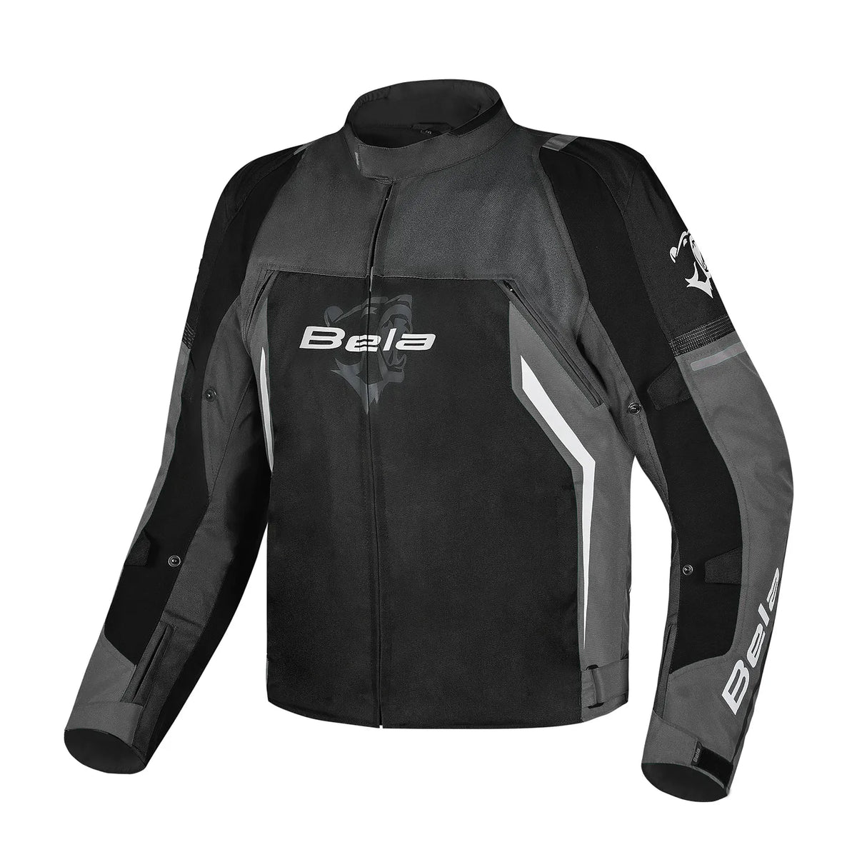 BELA CORDANIEL TEXTIL JAQUETE DE MOTO HOMES NEGRE GRIS FOSC