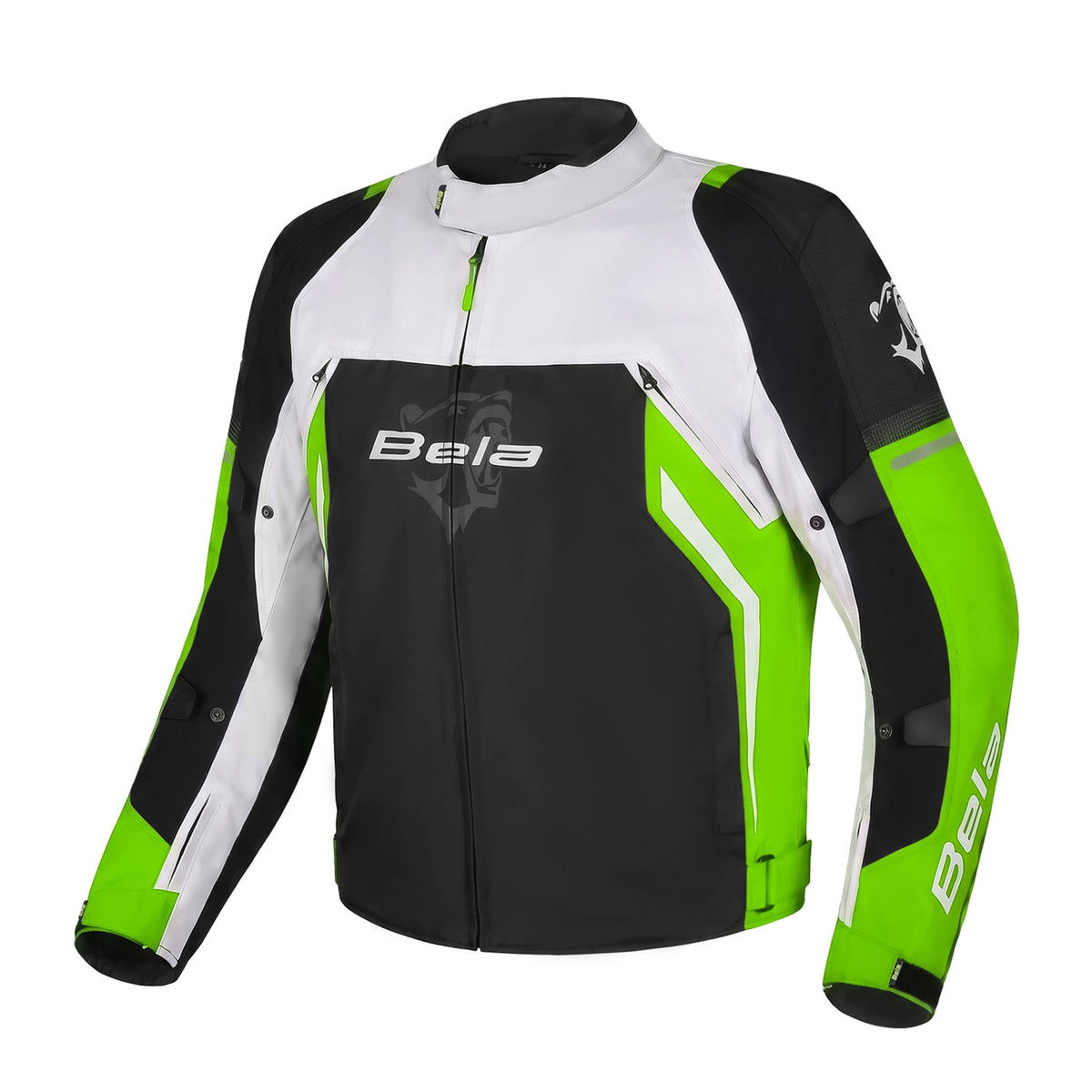 BELA CORDANIEL CHAQUETA DI MOTO HOMBRE NEGRO HIELO VARDE FLOU