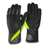 BELA - Guante Piel Highway Winter WP Lady Negro/Amarillo Fluor