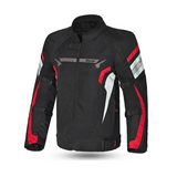 BELA HIGHLAND CHAQUETA DE MOTO HOMBRE NEGRO GRIS ROJO