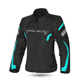 BELA HIGHLAND JAQUETE TEXTIL DONA NEGRE TURQUESA