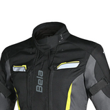 BELA HURRICANE 3 IN 1 CHAQUETA DE MOTO MUJER NEGRO AMARILLO