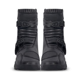 BELA Junior Short Botas de moto hombre piel negro