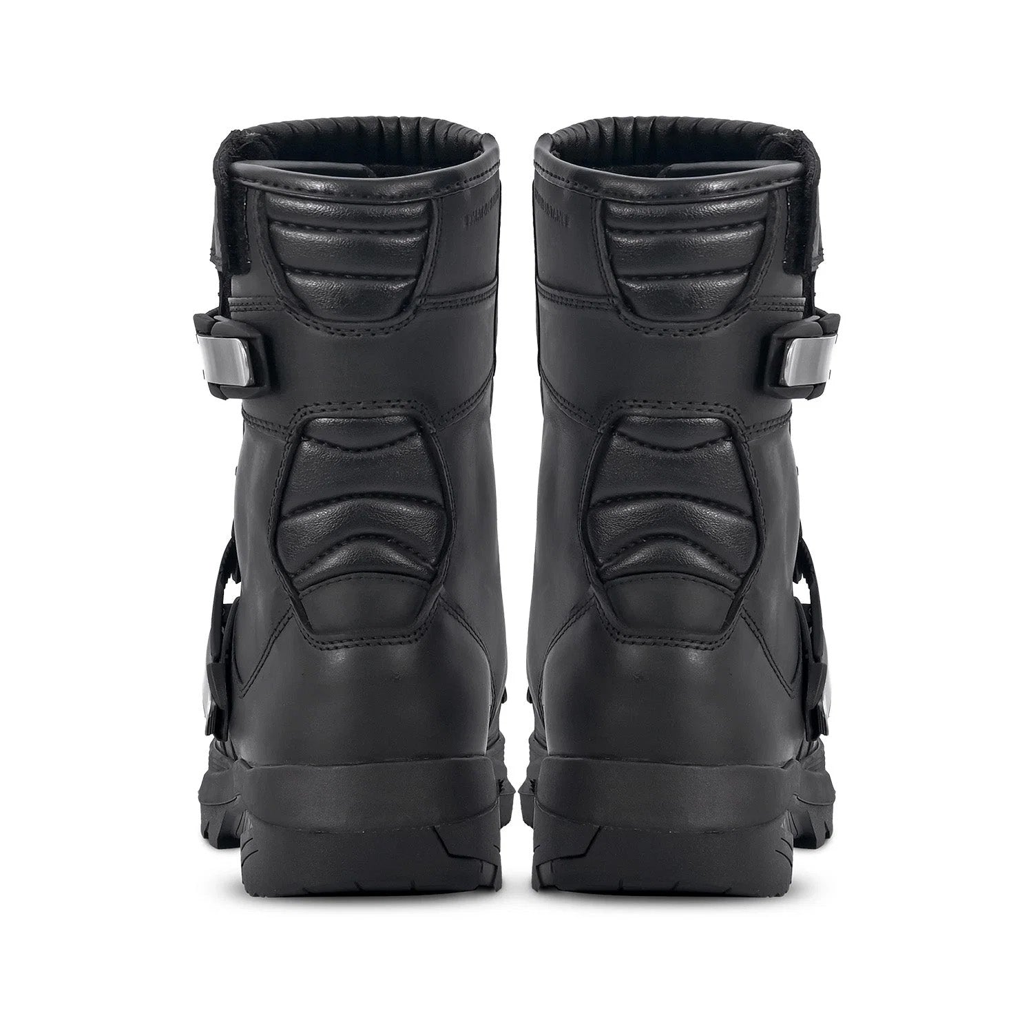 Vista trasera de las botas moto BELA Junior negro