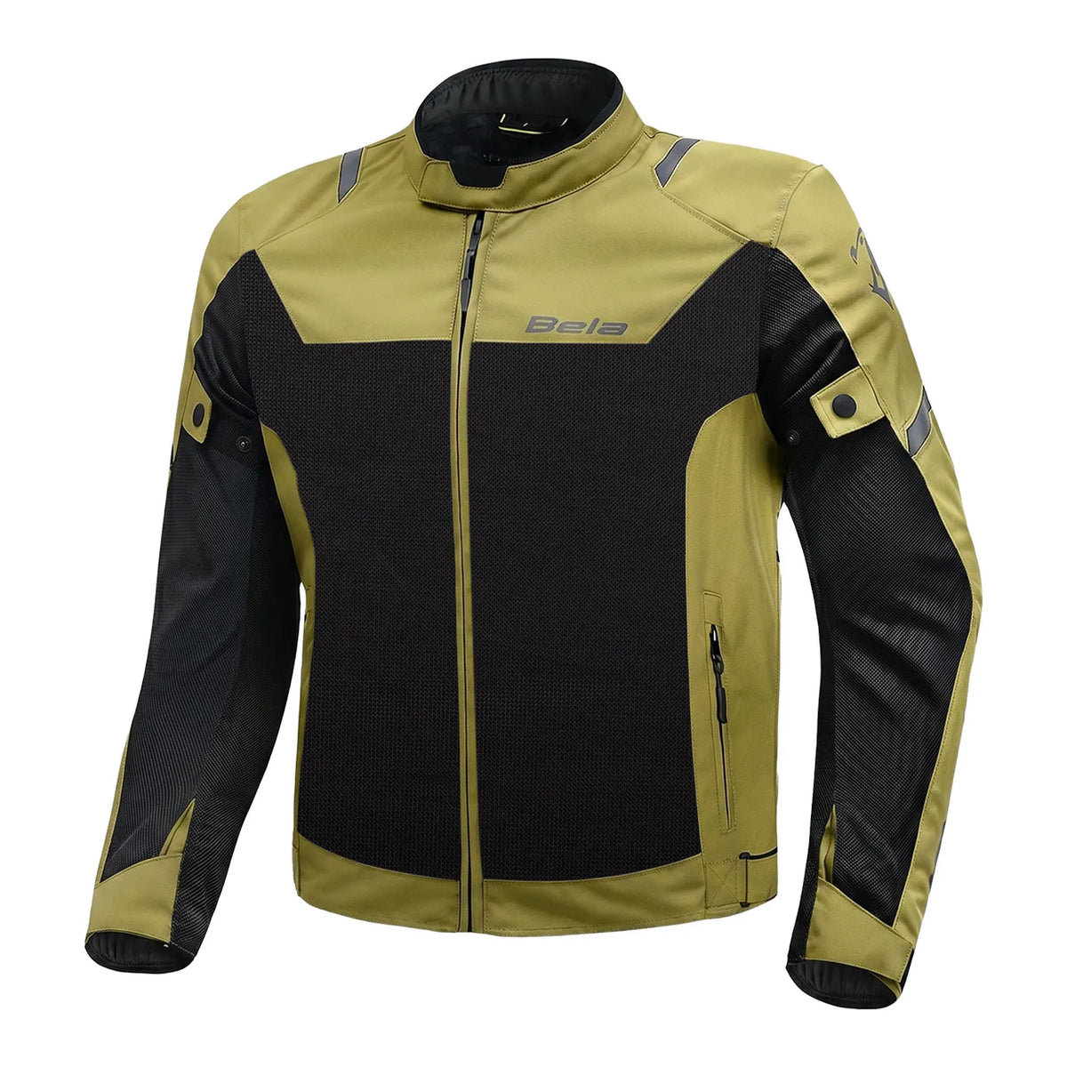 BELA MESH PRO 2.0 JAQUETES DE MOTO HOMES MARRO OLIVA NEGRE