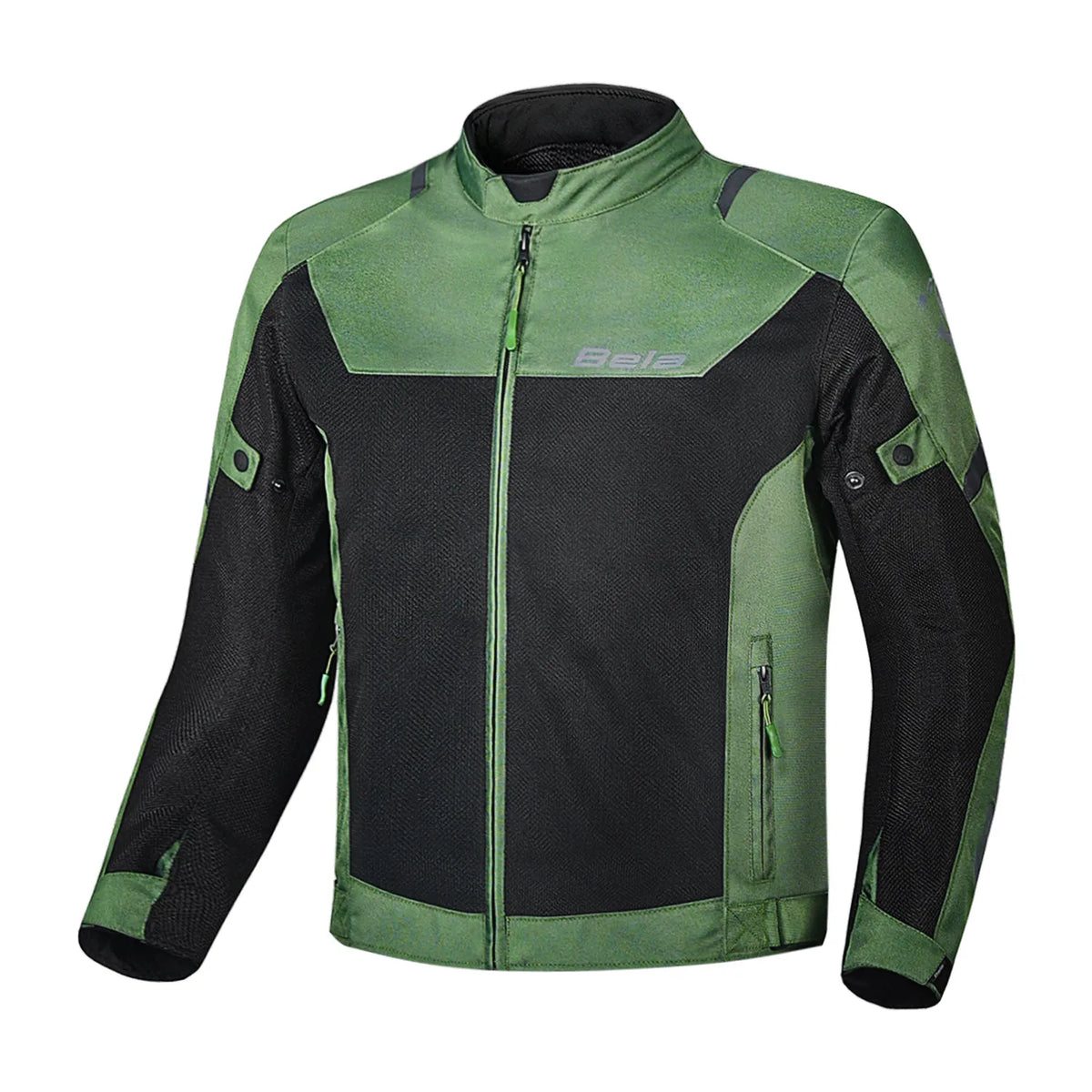 BELA MESH PRO VERANO JAQUETE DE MOTO HOMES OLIVE NEGRO
