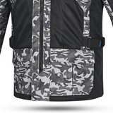 BELA ONSAKER CHAQUETA DE MOTO HOMBRE TEXTIL CAMO NEGRO AZUL