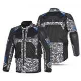 BELA ONSAKER CHAQUETA DE MOTO HOMBRE TEXTIL CAMO NEGRO AZUL