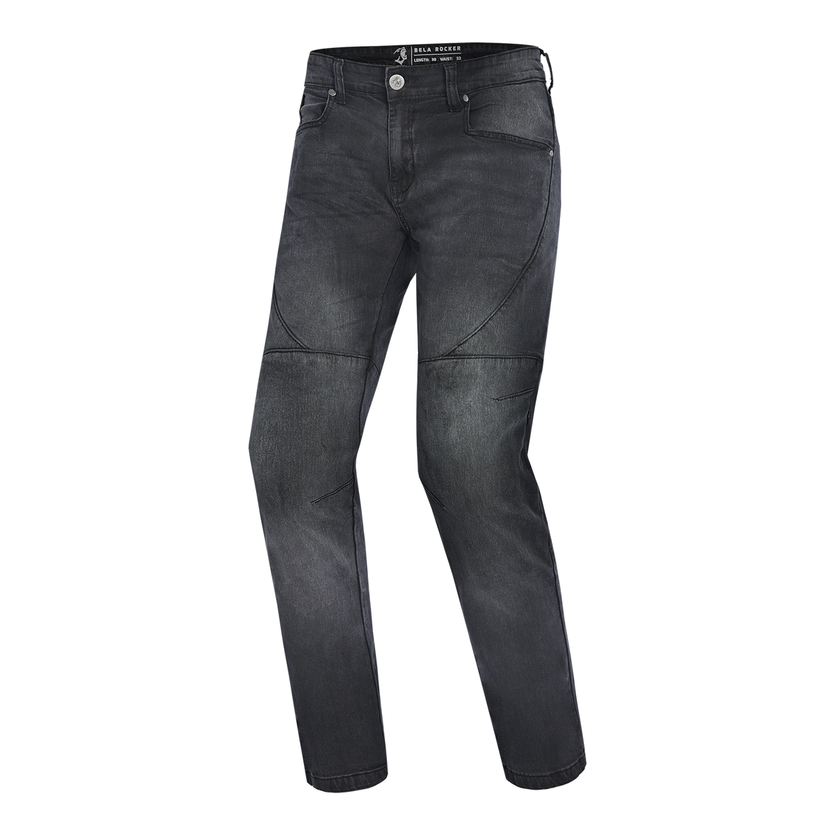 BELA ROCKER TEXAN PANTALON DENIM 32L NEGRE SPRAY