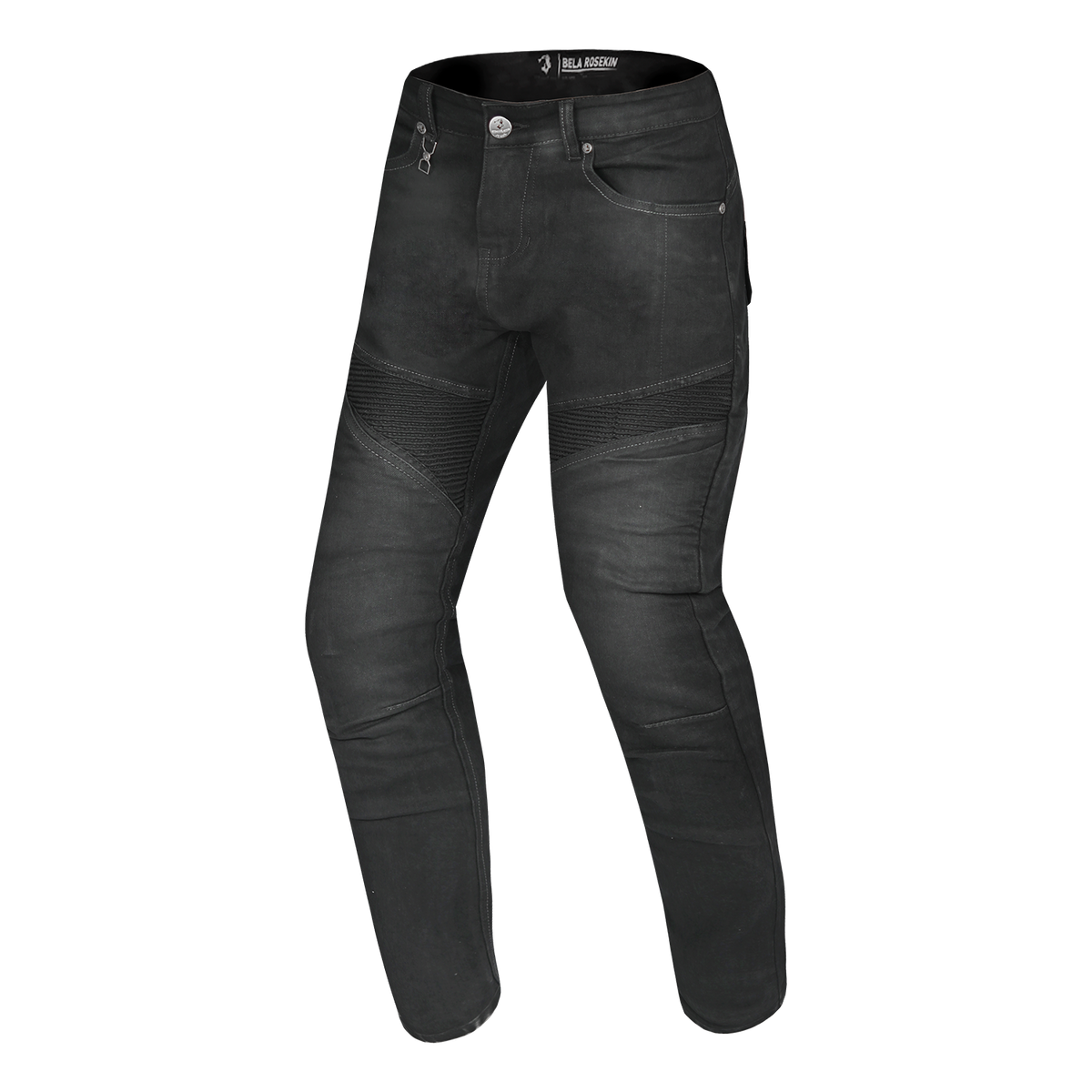 BELA ROSEKIN PANTALON DONA DENIM 30L NEGRE SPRAY