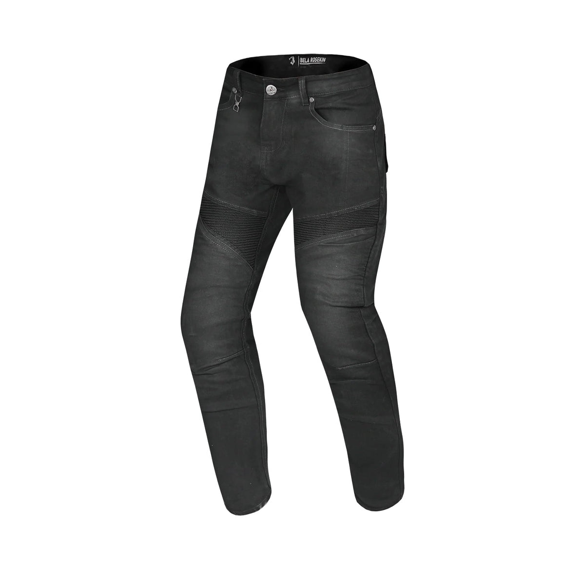 BELA ROSEKIN JEANS DE MOTO MUJER NEGRO SPRAY