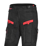 BELA TRANSFORMER PANTALON DE MOTO HOMBRE NEGRO ROJO