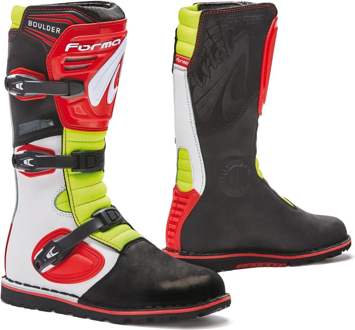 FORMA- BOTAS BOULDER WHITE/RED/YELLOWFLUO