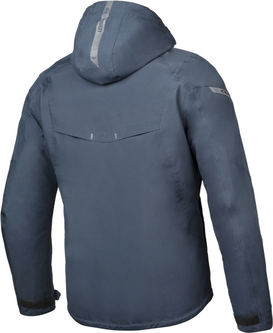 IXON BURNING Hombre Moto Textil Chaqueta Azul Marino
