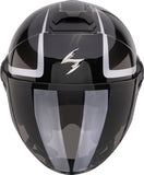 SCORPION EXO-CITY II INTERCITY Cara Abierta Casco Jet Negro Camaleon