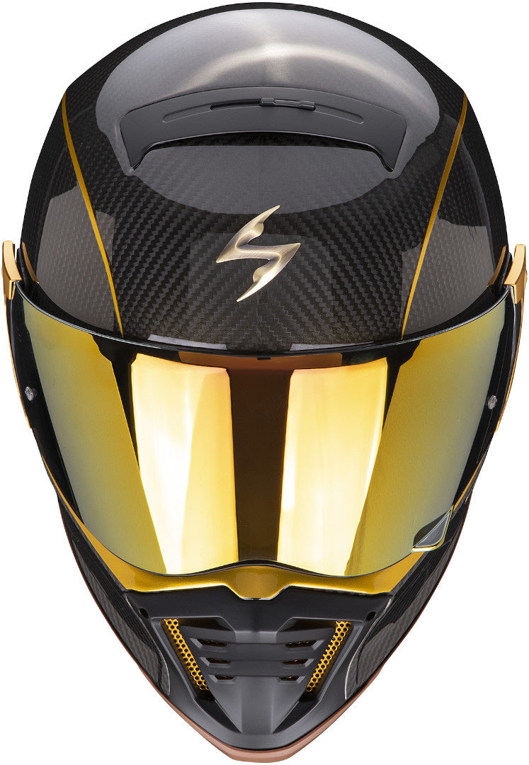 SCORPION EXO-HX1 CARBON SE Integral Casco negro dorado