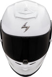 SCORPION EXO-R1 EVO AIR FIM Racing #1 Casco Integral Solid Perla Blanco