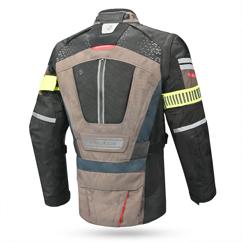 BELA - Chaqueta Textil Crossroad Extreme WP Marron Navy - SECURTEX MOTOR S.L (t/a MaximoMoto)