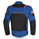 R-TECH SPIRAL MESH JAQUETES DE MOTO HOMES  BLAU NEGRE VERMELL