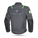 R-TECH SPIRAL MESH JAQUETES DE MOTO HOMES ANTRACITA GRIS VERD