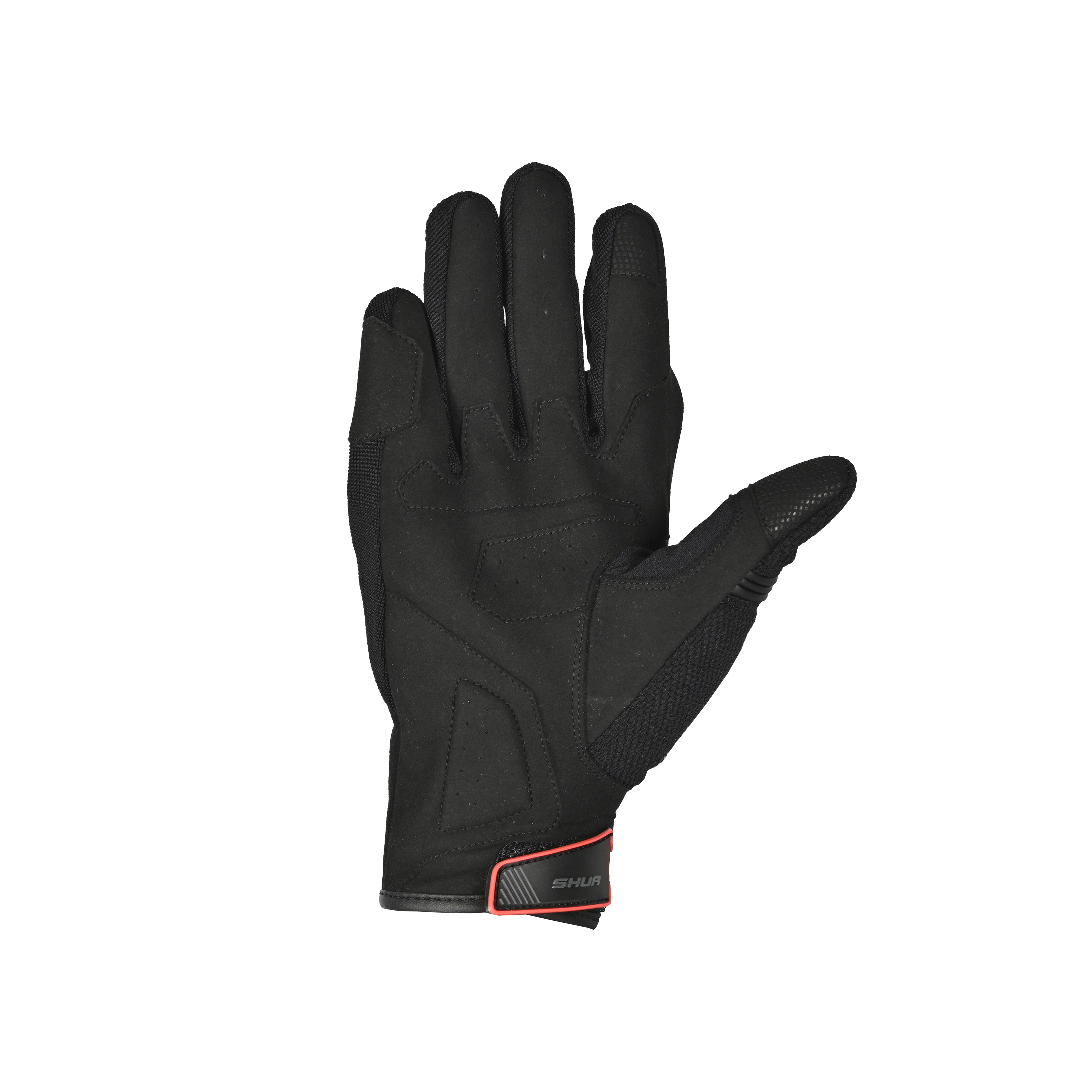 Shua - Sea Breeze Guantes Negro/Rojo-GUANTES-Maximo Moto