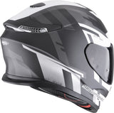 SCORPION CASCOS INTEGRALES EXO-GT SP AIR TORNADO BLANCO NEGRO MATE PLATA