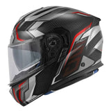 KAPPA CASCO KV50 ESCALADE MODULAR NEGRO MATE ROJO